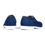 Nubuck Cap-Toe Oxford // Blue + White (Euro: 40)