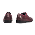 Oxford Brogue // Maroon Plaid (Euro: 44)