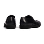 Zippered Brogue // Black (Euro: 44)