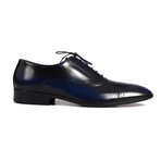 Medallion Toe Oxford // Navy Blue (Euro: 45)