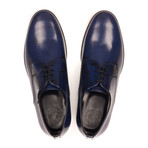 Perforated Derby // Navy Blue (Euro: 42)