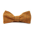 Pumpernickle Bow Tie // Green + Orange