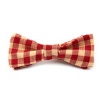 The Steinbeck Bullseye Bow Tie // Red