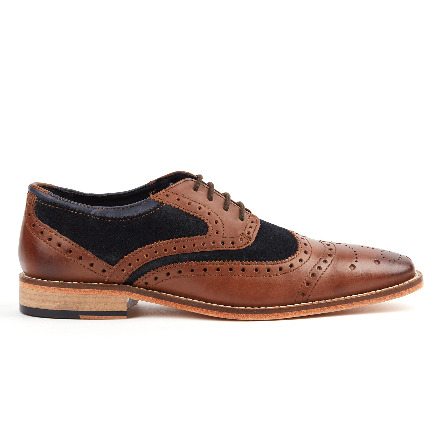 Shaw // Brown + Navy (UK: 6) - Goodwin Smith - Touch of Modern