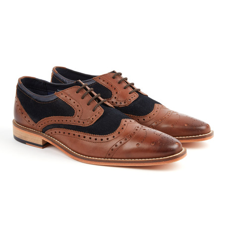 Shaw // Brown + Navy (UK: 6)