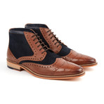 Goodwin Smith // Crawshaw Two Tone Brogue Boot // Brown + Navy (UK: 6)