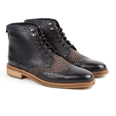 Stackstead Brogue Boot // Black (UK: 6)