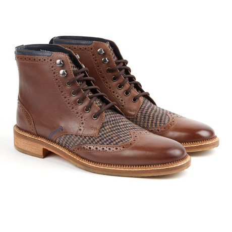 Stackstead Brogue Boot // Brown (UK: 7)