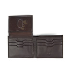 Signature Passcase Wallet // Brown