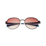 Volta Sunglasses // Silver Frame + Grey Lens (Brown Frame // Brown Lens)