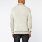 Truth Substance // Shawl Collar Knit Sweater // Natural (M)