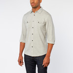 Solid Button-Up // Grey (L)