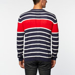 Loft 604 // Pure Cotton Stripes Cardigan (S)