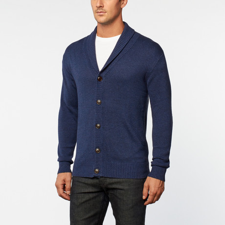 Cashmere Cardigan // Navy (M)