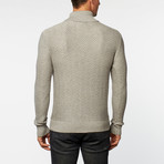 Loft 604 // Cashmere Cotton Turtle Neck Sweater // Grey (L)