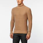Loft 604 // Cashmere Cotton Turtle Neck Sweater // Beige (S)