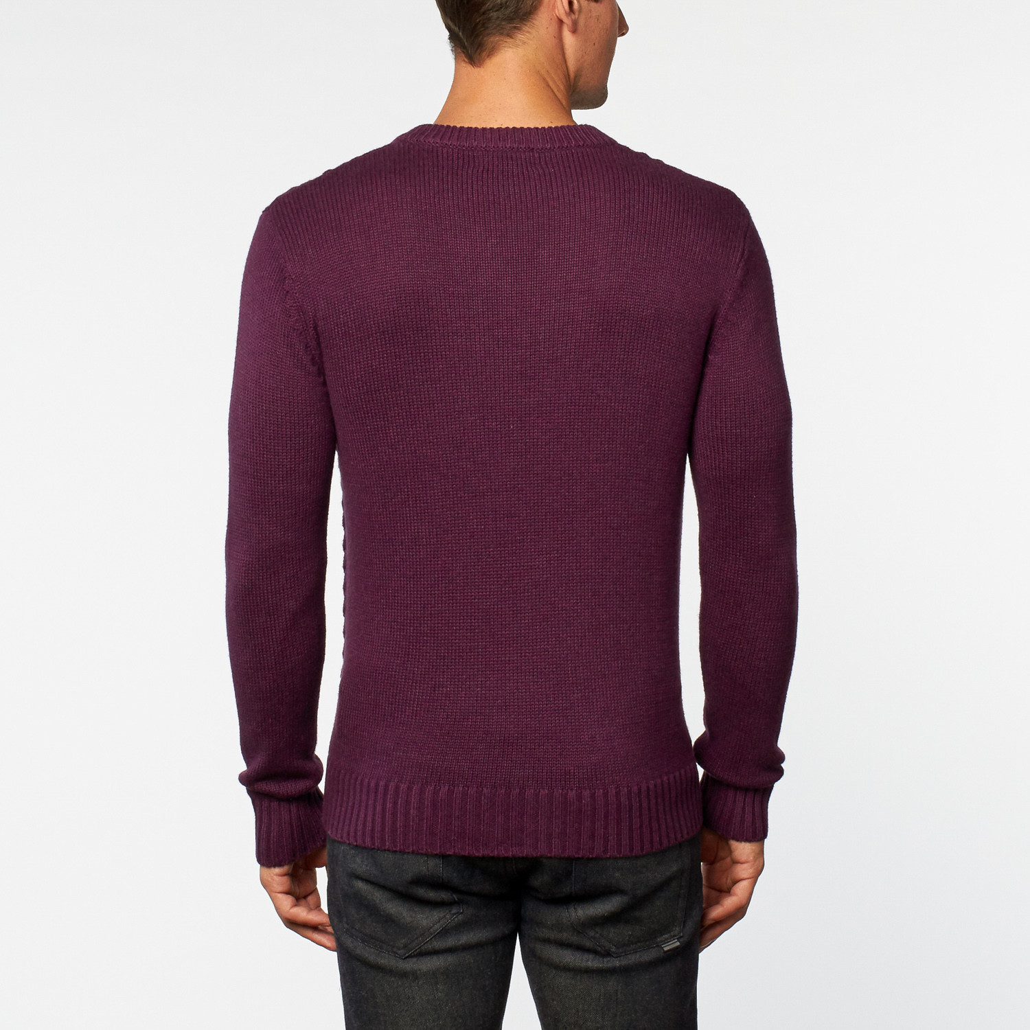 Cashmere Sweater // Wine (S) - loft 604 - Touch of Modern
