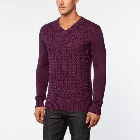 Cashmere Sweater // Wine (M)