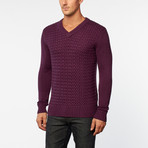 Cashmere Sweater // Wine (M)