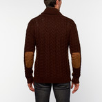 Loft 604 // Italian Cashmere Shawl Collar Pullover // Brown (S)