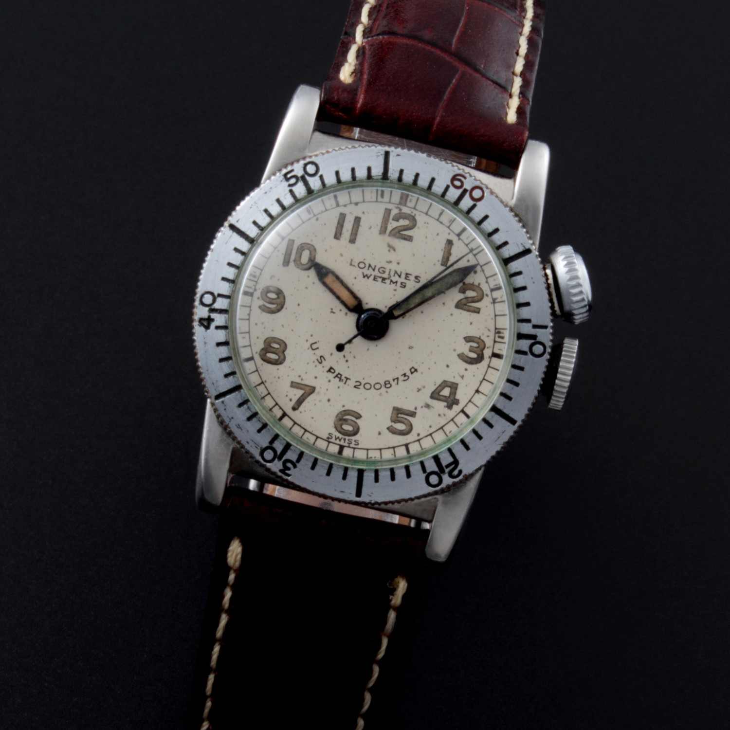 Longines Weems Manual Wind 32137 c.1940 s Pre Owned