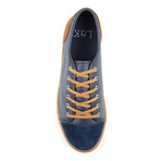 Denizen Leather + Suede Sneaker // Blue + Brown (US: 12)