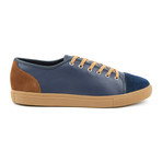 Denizen Leather + Suede Sneaker // Blue + Brown (US: 11)