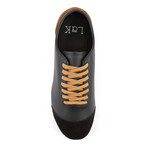 Quell Leather + Suede Sneaker // Black + Brown (US: 10)