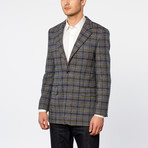 Dale Tweed Jacket // Navy + Green Check (US: 36R)