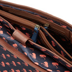 Harvard Satchel // Brown