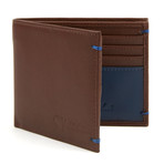 Pat Bi-Fold Wallet // Brown