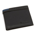 Johnny Brogue Bi-Fold Wallet // Black