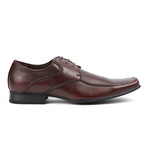 Perforated Lace-Up Dress Shoe // Wine (US: 10.5)