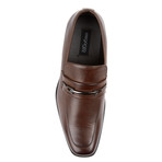 Eleganza // Slip-On Dress Shoes // Dark Brown (US: 6)