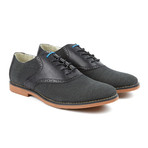 Lace-Up Multi-Tone Oxford // Black (US: 10)