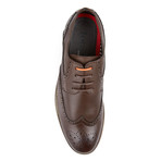 Tony's Casuals // Wingtip Casual Lace-Up Shoes // Brown (US: 7.5)