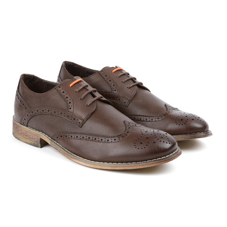 Tony's Casuals // Wingtip Casual Lace-Up Shoes // Brown (US: 6)