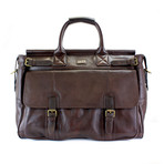 Lanlay Framed Weekender // Chestnut