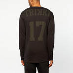 Strike Long-Sleeve Oversized Tee // Black (M)