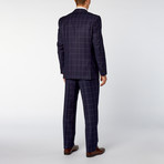 Renoir // 2 Piece Window Pane Slim Fit Suit // Navy (US: 40S)