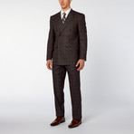 Renoir // 2 Piece Shadow Plaid Slim Fit Suit // Grey (US: 40S)