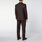 Renoir // 2 Piece Shadow Plaid Slim Fit Suit // Grey (US: 40S)