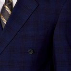 Renoir // 2 Piece Shadow Plaid Slim Fit Suit // Navy (US: 34S)