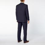 Pierre Noir // 2 Piece Birdseye Classic Fit Suit // Navy (US: 34S)