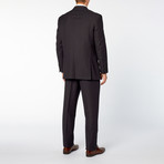 Pierre Noir // 2 Piece Birdseye Classic Fit Suit // Black (US: 40S)