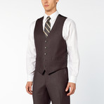 Pierre Noir // 3 Piece Pinstripe Classic Fit Suit // Grey (US: 40R)