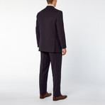 Pierre Noir // 3 Piece Pinstripe Classic Fit Suit // Navy (US: 40R)