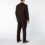 Pierre Noir // 3 Piece Pinstripe Classic Fit Suit // Black (US: 40R)