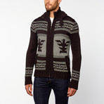 Aztec Cardigan // Black (M)