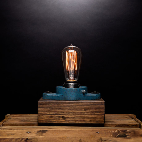 Cast Iron Industrial // Rectangular Lamp
